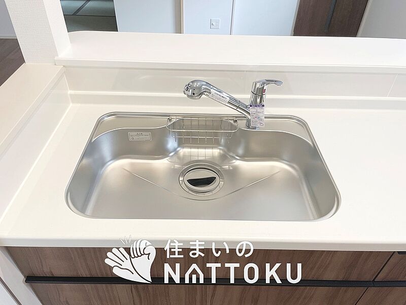 浄水器内臓ハンドシャワー付シンク