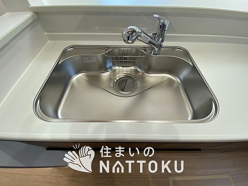 浄水器内臓ハンドシャワー付シンク