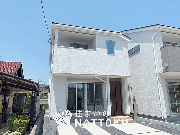 【現地写真(外観)【1号地】】健康被害に配慮したもっとも安全性の高い建材を採用し、シックハウス対策をしております。