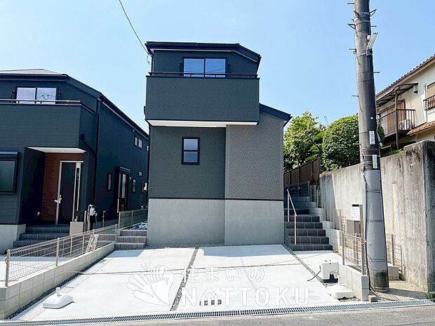 【現地写真(外観)【1号地】】耐震等級最高「3」取得で基準の1.5倍の性能・耐震強度で安心できます。