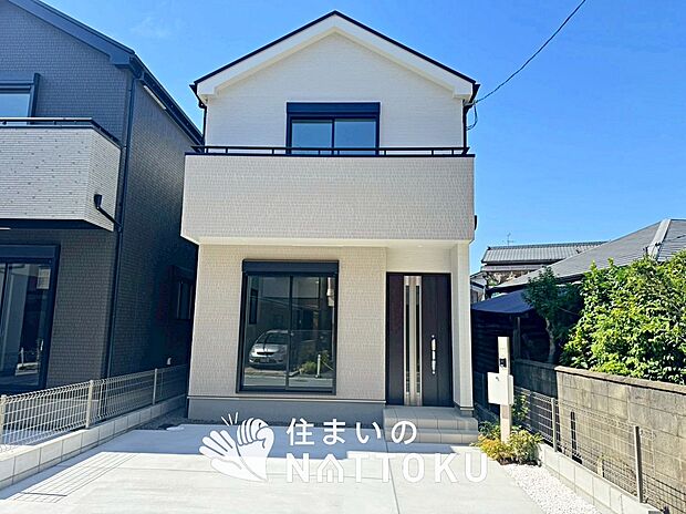 【現地写真(外観)【D号地】】健康被害に配慮したもっとも安全性の高い建材を採用し、シックハウス対策をしております。