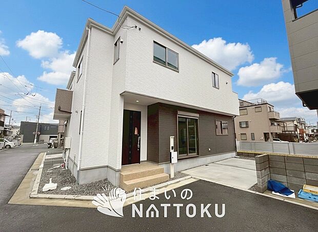 【現地写真(外観)【1号地】】健康被害に配慮したもっとも安全性の高い建材を採用し、シックハウス対策をしております。