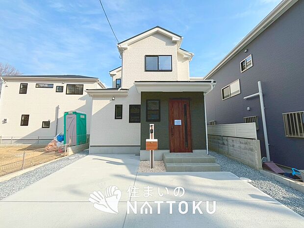 【現地写真(外観)【3号地】】健康被害に配慮したもっとも安全性の高い建材を採用し、シックハウス対策をしております。