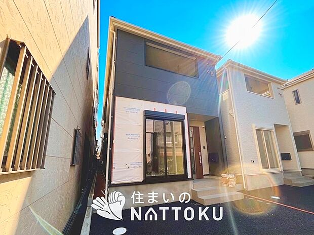 【現地写真（外観）【４号地】】健康被害に配慮したもっとも安全性の高い建材を採用し、シックハウス対策をしております。