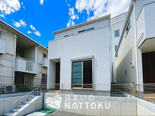 【現地写真(外観)【1号地】】健康被害に配慮したもっとも安全性の高い建材を採用し、シックハウス対策をしております。
