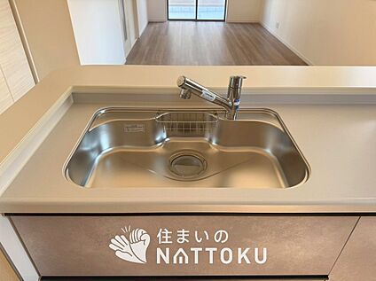 浄水器内臓型ハンドシャワー付シンク