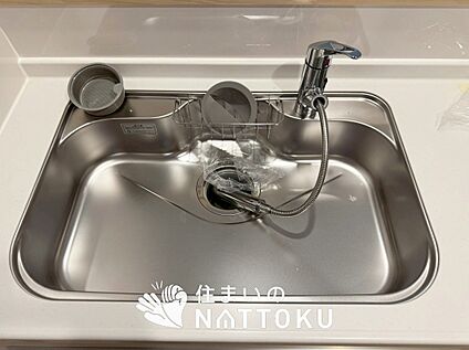 浄水器内臓ハンドシャワー付シンク