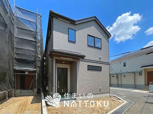【現地写真（外観）【B号地】】健康被害に配慮したもっとも安全性の高い建材を採用し、シックハウス対策をしております。