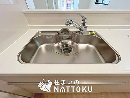 浄水器内臓型ハンドシャワー付シンク