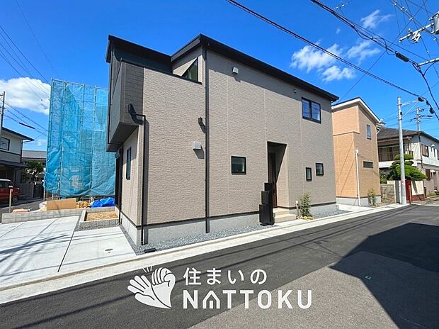 【現地写真(外観)【3号地】】断熱性、気密性を高める工夫で一年中ずっと心地よく暮らせる、高気密・高断熱です。