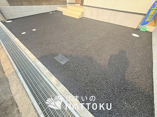 【現地写真(外観)【1号地】】健康被害に配慮したもっとも安全性の高い建材を採用し、シックハウス対策をしております。