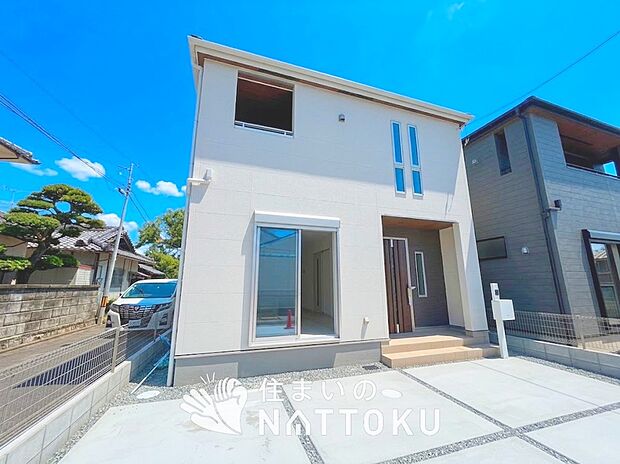【現地写真(外観)【2号地】】健康被害に配慮したもっとも安全性の高い建材を採用し、シックハウス対策をしております。