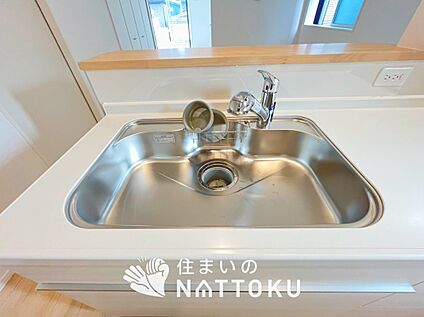 浄水器内臓ハンドシャワー付シンク