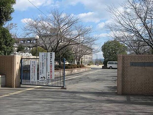 八幡市立男山中学校（約1,300m）
