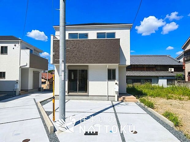 【現地写真(外観)【1号地】】健康被害に配慮したもっとも安全性の高い建材を採用し、シックハウス対策をしております。