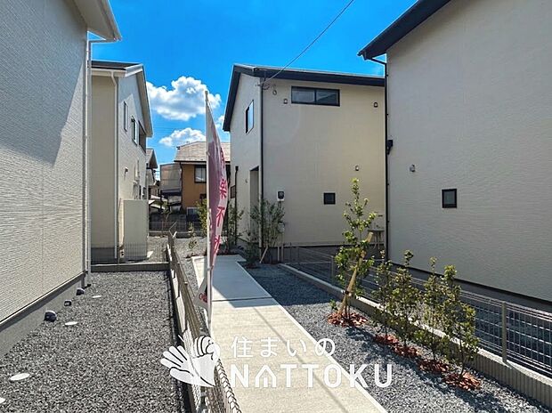 【現地写真(外観)【2号地】】お引渡し後も無償の定期点検を行っており、暮らしの安心をお届けしています。