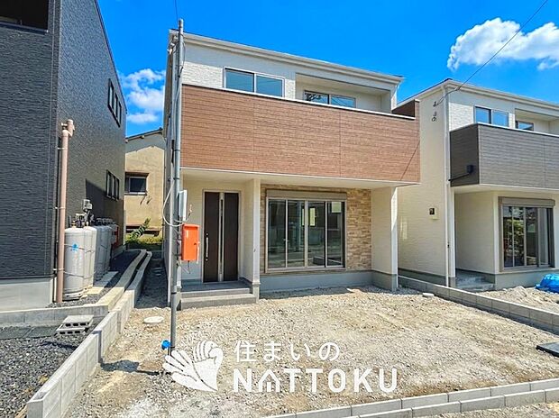 【現地写真(外観)【1号地】】健康被害に配慮したもっとも安全性の高い建材を採用し、シックハウス対策をしております。