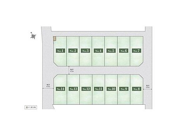 【【販売区画】】全14邸の大型分譲住宅地です。人気の市川エリアでこの規模感は希少高いので、この機会に現地モデルハウスにてお待ちしております。