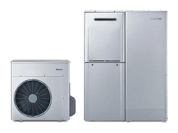 【 【エコワン】】電気の力でお湯を温めてタンクに貯蔵。足りなくなったお湯はガスの力ですぐに温めるので、お湯切れの心配も不要。ガスと電気で効率よく給湯するので光熱費を大幅に抑え、毎日のランニングコストも安心