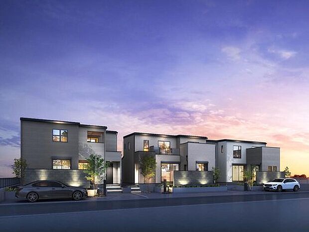 【街並み完成イメージ】
「南流山」駅より徒歩12分に誕生する全7邸。どこへ向かうにもアクセス良好な便利な住まい環境です。
※画像はイメージパースのため実際と異なる場合がございます