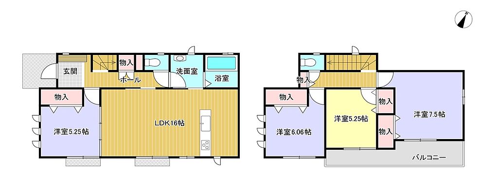 １号棟　間取り図