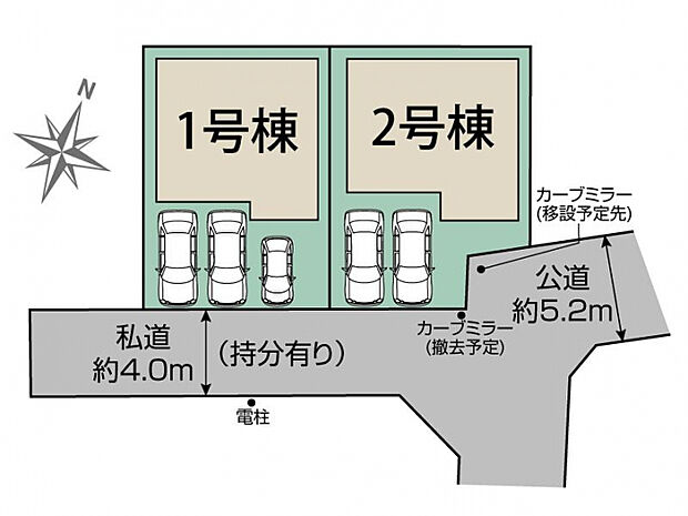 志木市中宗岡1丁目2棟 区画図