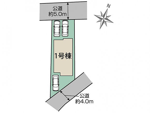 川越市小仙波町2丁目1棟 区画図