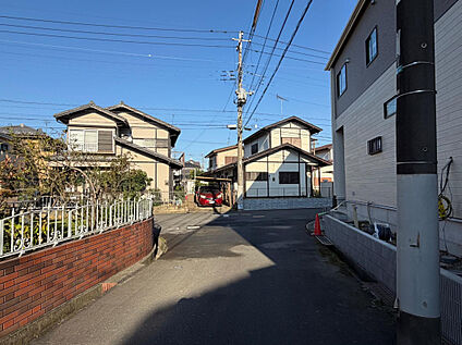 【北側前面道路/約4.5m】