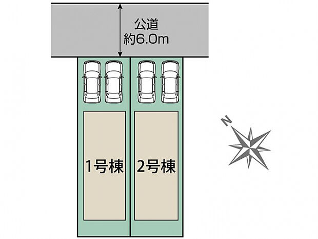 札幌市西区八軒9条西2丁目2棟 区画図