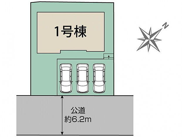 仙台市泉区鶴が丘4丁目2期1棟 区画図