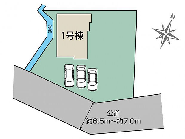 福島市笹谷中篠1棟 区画図