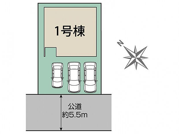 豊田市永覚新町1丁目1棟 区画図