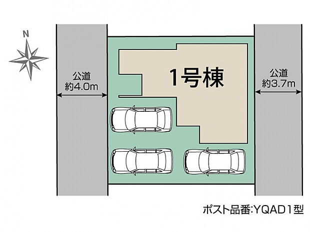 一宮市浅井町河田桜の里1棟 区画図