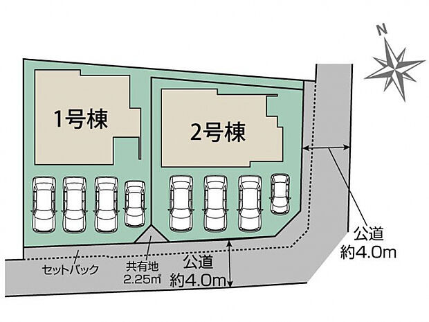 名古屋市中川区江松4丁目2棟 区画図