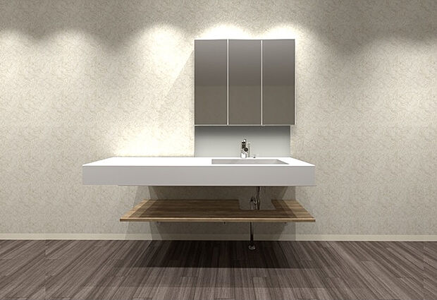 【オープンサニタリーirodori】※2面鏡もしくは3面鏡になります