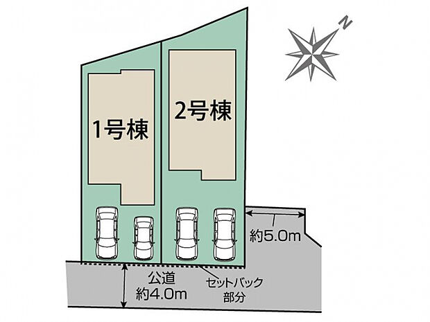 廿日市市串戸2丁目2棟 区画図