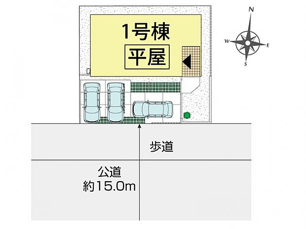 読谷村大木3期1棟 区画図