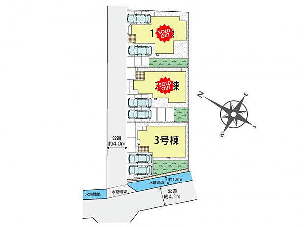 岡山市東区瀬戸町瀬戸3棟 区画図