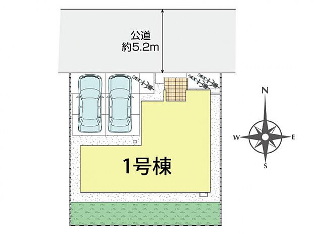 岡山市中区乙多見2期1棟 区画図