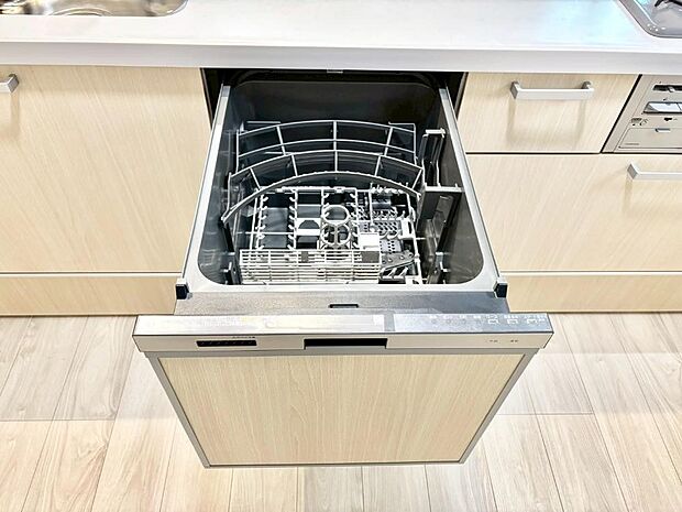 【食洗機】面倒なお片づけは食洗機にお任せ!家事の負担が減って、時間にも気持ちにもゆとりができます。