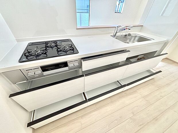 【スライド収納】使いやすさを優先したスライド式収納タイプ!