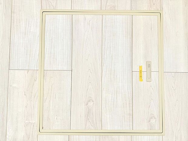 【床下収納】床下収納付き!日用品・非常用品の収納にも大活躍。