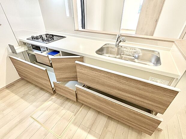 【スライド収納】使いやすさを優先したスライド式収納タイプ!