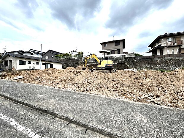 1号棟現地現況写真です♪
