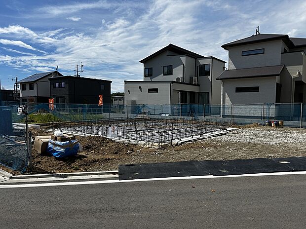 新たに登場した街のひと区画です