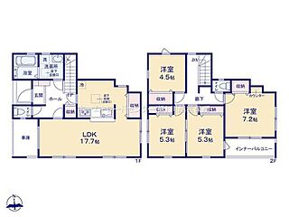 【飯田グループ物件】川越市木野目　全４棟　※キッチンパントリー付き　リーブルガーデン その他