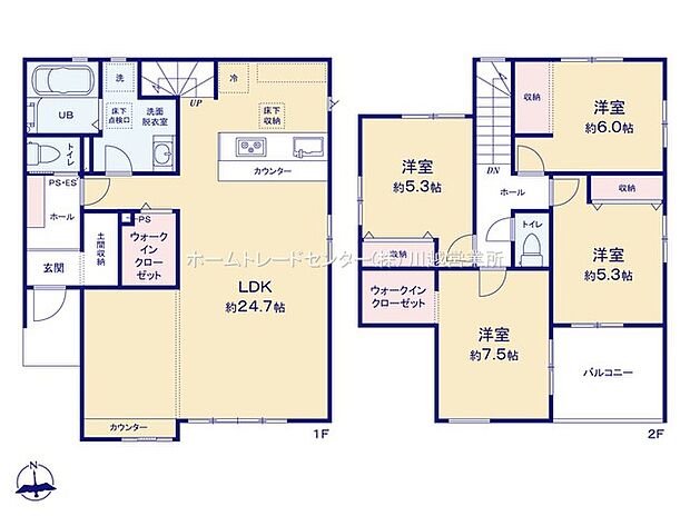 (1号棟)、価格4299万円、4LDK、土地面積205.21m2、建物面積108.47m2