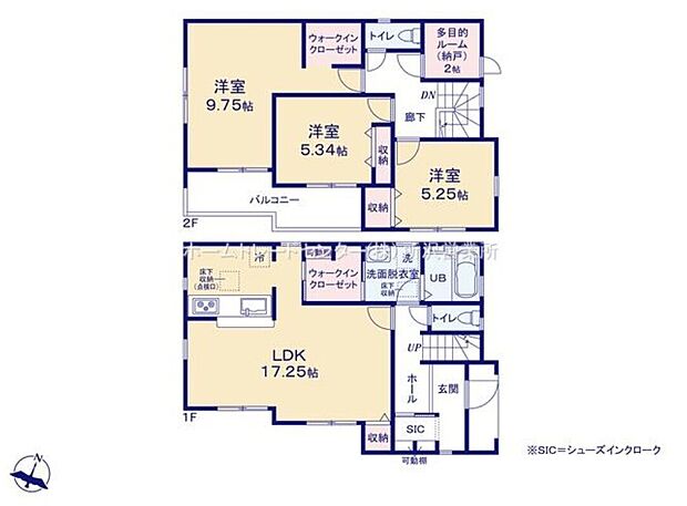 【3LDK+S】☆リビングと主寝室にWIC☆
リビングで使いたい大型の物の収納にも最適です。主寝室WICには洋服や小物類、お子様の思い出の物などの収納に。目的に応じてすっきり美しい収納を実現します!
