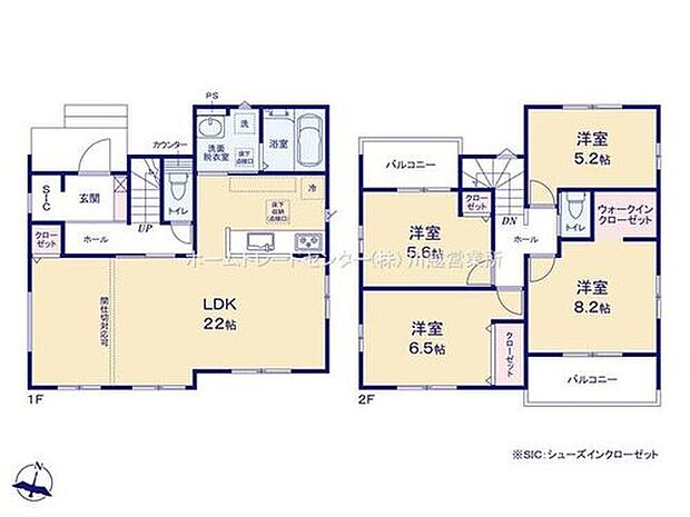 【4LDK】☆水回り集中設計☆
水回りが集中しており、移動がスムーズです♪朝の忙しい時間帯に、お料理をしながらお洗濯、と効率よく移動できますね♪