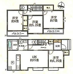 ☆開放感溢れる角地☆
角地の立地を活かして開口部を多く設けています！お部屋の隅々まで陽射しが届き、どのお部屋でも気持ちよくお過ごしいただけます。 